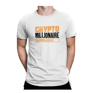 Tricou pentru barbati, personalizat cu mesaj amuzant, Priti Global, Crypto millionaire loading