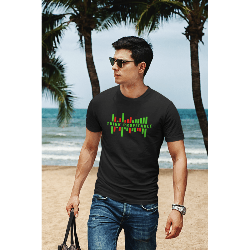 Fashion, accesorii si bijuterii - Barbati - Imbracaminte - Tricouri si bluze barbati - Tricou barbati, Priti Global, personalizat pentru investitori sau antreprenori, Think profitable, Negru, XL - Infinity.ro