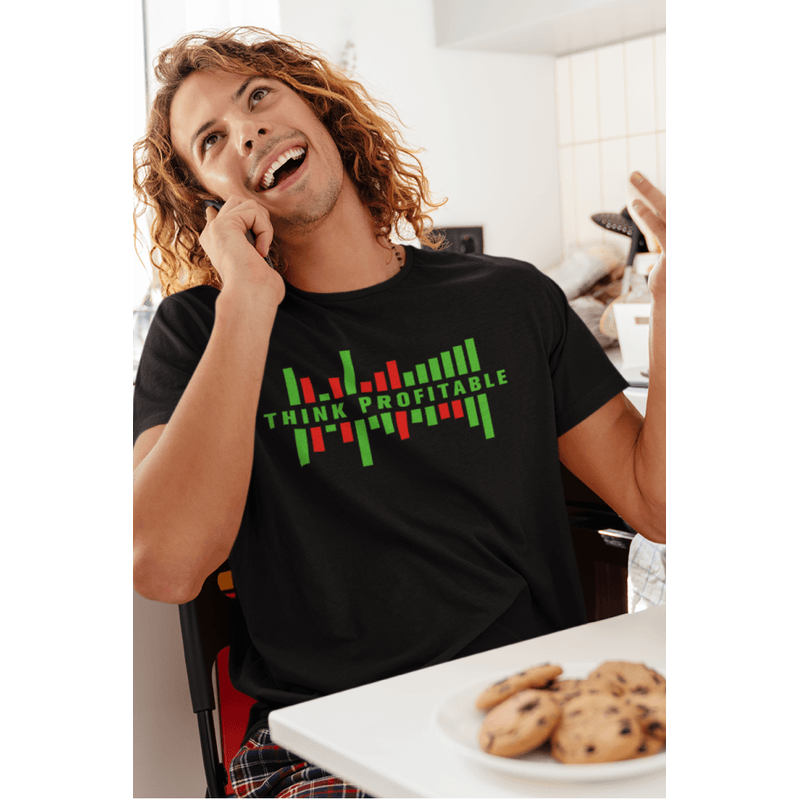 Fashion, accesorii si bijuterii - Barbati - Imbracaminte - Tricouri si bluze barbati - Tricou barbati, Priti Global, personalizat pentru investitori sau antreprenori, Think profitable, Negru, XL - Infinity.ro