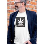 Fashion, accesorii si bijuterii - Barbati - Imbracaminte - Tricouri si bluze barbati - Tricou personalizat pentru barbati, Priti Global, cadou unic pentru vegetarieni, Alb, XL - Infinity.ro