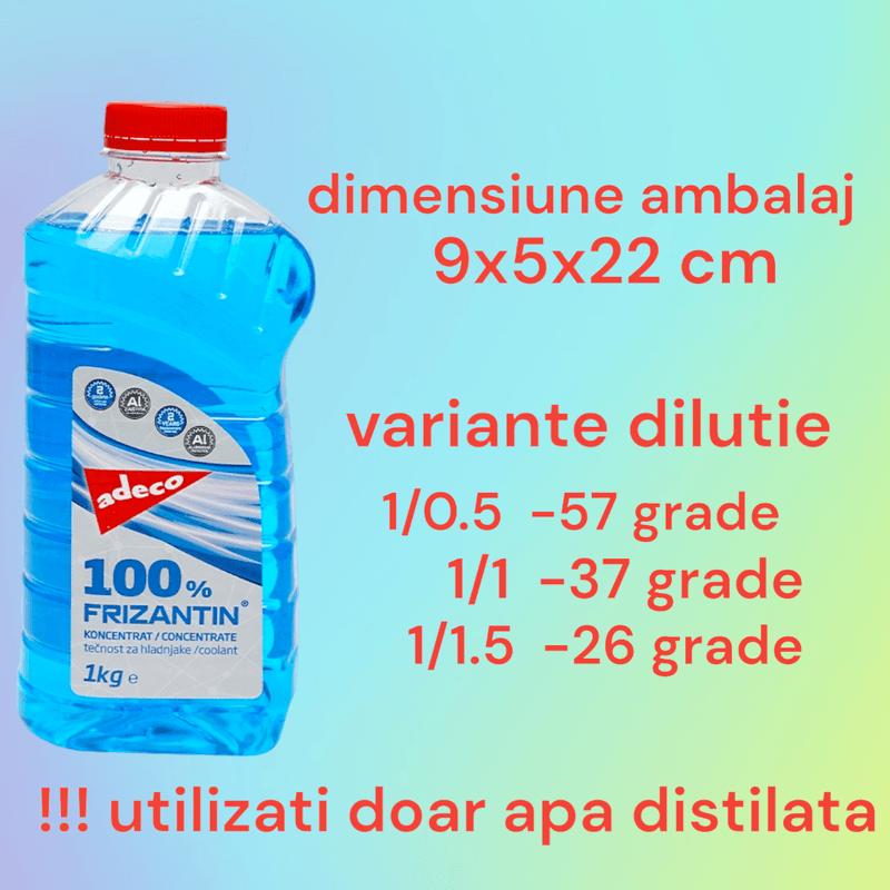 Auto si Moto - Intretinere auto - Uleiuri si lichide - Antigel auto 1L, concentrat, -57 grade - Infinity.ro