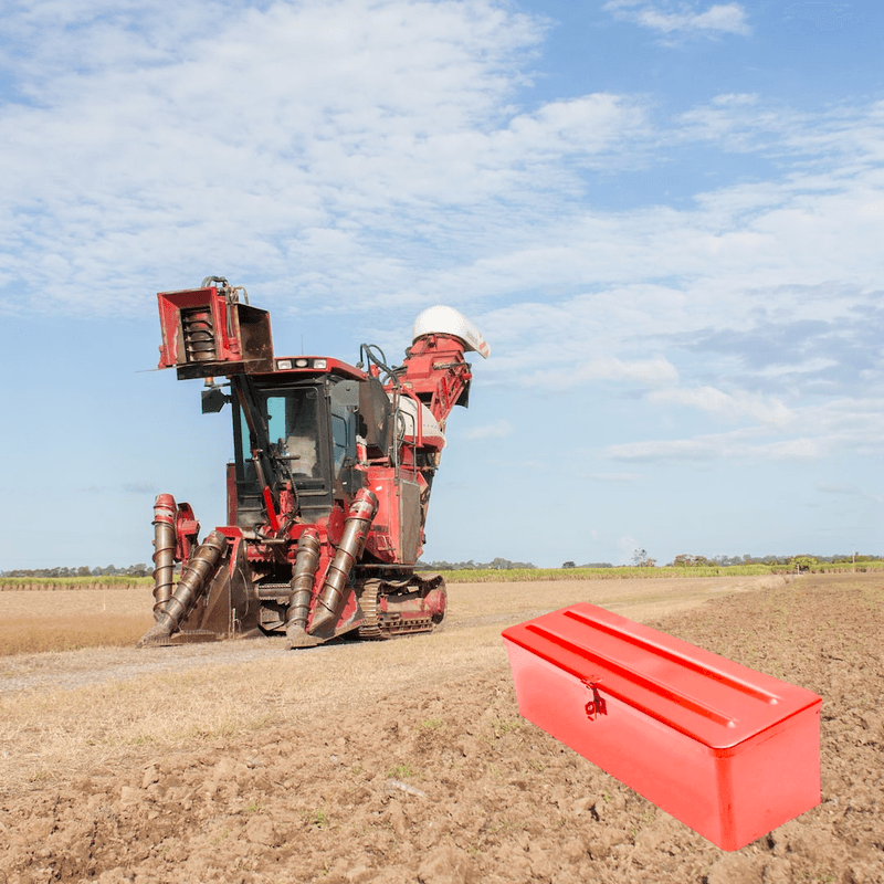 Casa si Gradina - Gradinarit si plante - Agricultura - Utilaje agricole - Cutie metalica, pentru trusa scule, pentru autovehicule si utilaje agricole, rosu, dimensiuni 42x13x12 cm - Infinity.ro