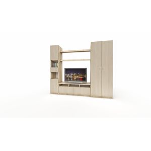 Living Mora Mix L 260 x A 50 x H 200 cm grey nordic wood