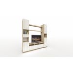Casa si Gradina - Mobilier - Seturi de mobilier - Seturi living - Living Mora Mini L 220 x A 50 x H 200 cm white loft pine - Infinity.ro