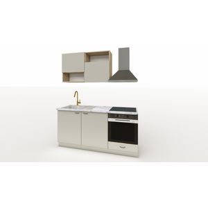 Bucatarie Light L 180 X A 60 X H 200 cm chinchilla grey