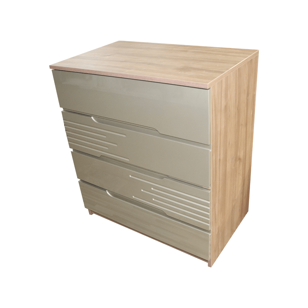 Comoda Schyk L 80 x A 50 x H 90 cm Gold