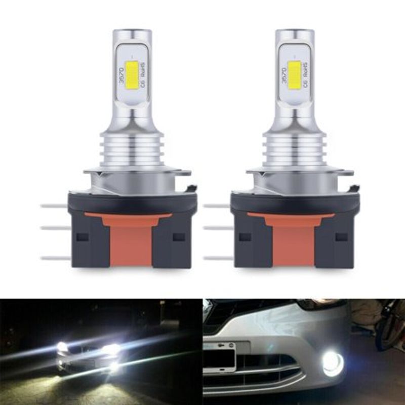 Auto si Moto - Electrice auto - Iluminare si semnalizare - Becuri auto - Set de 2 becuri led csp 3570 H15 40w 12-24v 6000k - Infinity.ro