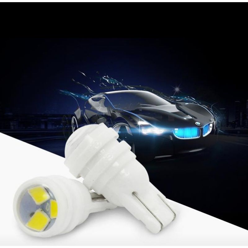Auto si Moto - Electrice auto - Iluminare si semnalizare - Becuri auto - Becuri led T10 W5W ceramic 2 buc / set - Infinity.ro