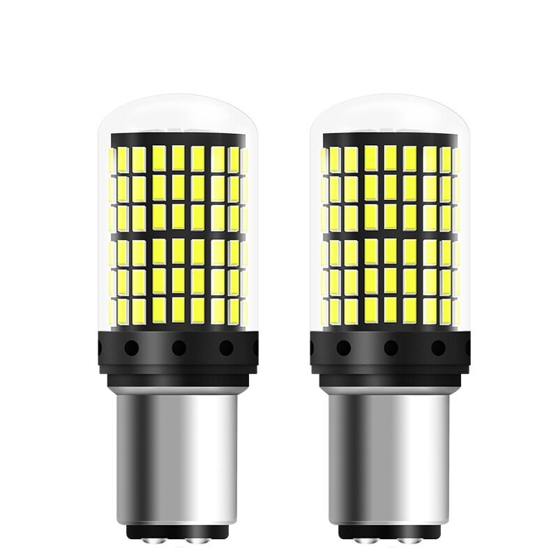 Auto si Moto - Electrice auto - Iluminare si semnalizare - Becuri auto - Set de 2 Becuri led auto Canbus PY21W BAU15s alb rece - Infinity.ro