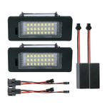 Auto si Moto - Electrice auto - Iluminare si semnalizare - Lumini ambientale - Set lampi numar led auto Audi si Vw 2 buc pe set - Infinity.ro