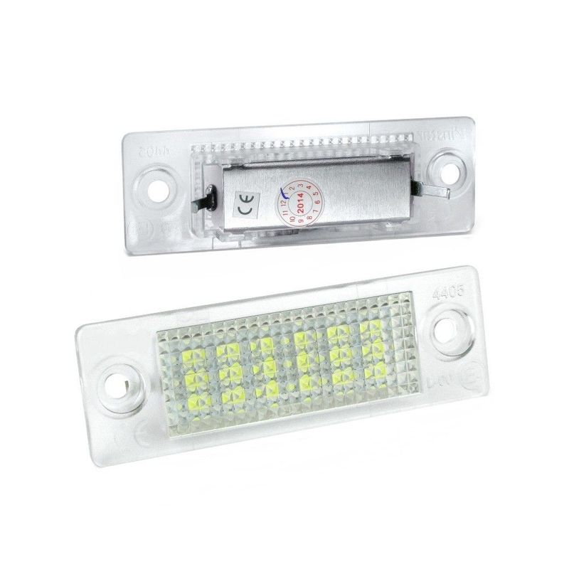 Auto si Moto - Piese auto si accesorii - Caroserie - Faruri, stopuri si proiectoare - Set lampi numar led auto Volkswagen si Skoda 2 buc pe set - Infinity.ro