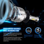 Auto si Moto - Electrice auto - Iluminare si semnalizare - Becuri auto - Kit becuri led COB 4300k H4 2 buc/set - Infinity.ro