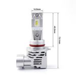 Auto si Moto - Electrice auto - Iluminare si semnalizare - Becuri auto - Set 2 becuri led auto CSP ZES M3 HB3 (9005) - Infinity.ro