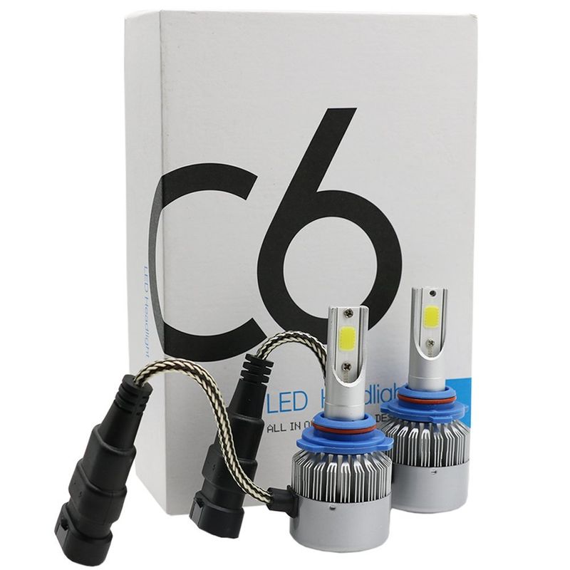 Auto si Moto - Electrice auto - Iluminare si semnalizare - Becuri auto - Set de 2 becuri COB C6 H10 - Infinity.ro
