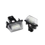 Auto si Moto - Electrice auto - Iluminare si semnalizare - Lumini ambientale - Set lampi numar led auto Peugeot si Citroen 2 buc pe set - Infinity.ro