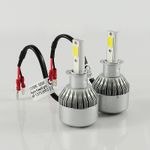 Auto si Moto - Electrice auto - Iluminare si semnalizare - Becuri auto - Set de 2 becuri COB C6 H3 - Infinity.ro