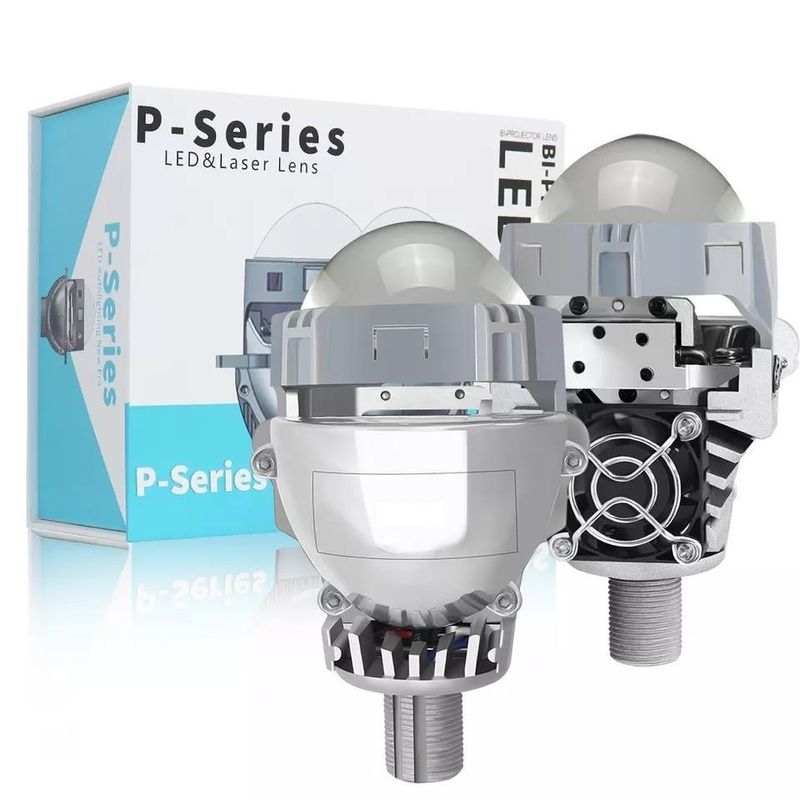 Auto si Moto - Piese auto si accesorii - Caroserie - Faruri, stopuri si proiectoare - Set de 2 lupe Bi-Led Xentech Light P series 2,5 inchi 35w 5500k 12V - Infinity.ro