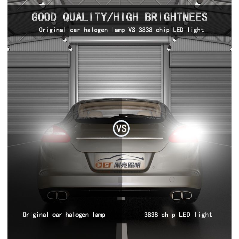 Auto si Moto - Electrice auto - Iluminare si semnalizare - Becuri auto - Set de 2 Becuri led T15 W16W Canbus 16 SMD 3838 Xentech Light 6000k - Infinity.ro