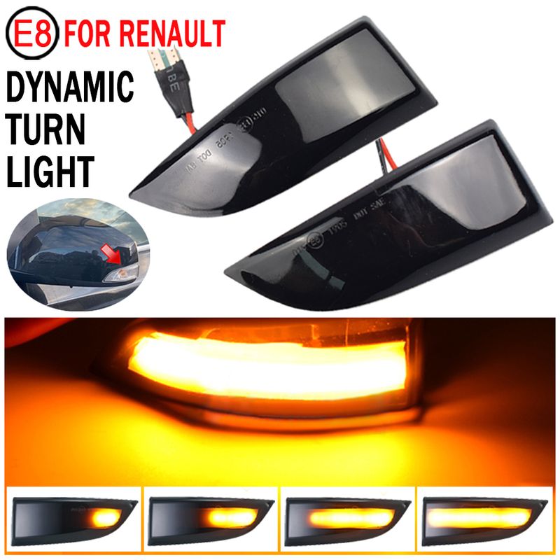 Auto si Moto - Piese auto si accesorii - Caroserie - Faruri, stopuri si proiectoare - Set de 2 lampi led semnalizare dinamica/progresiva oglinda Xentech Light Renault 12V - Infinity.ro