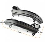 Auto si Moto - Piese auto si accesorii - Caroserie - Faruri, stopuri si proiectoare - Set de 2 lampi led semnalizare dinamica oglinda si lumina daylight albastru Xentech Light BMW Seria 1, 2, 3, 4, X1 12V - Infinity.ro