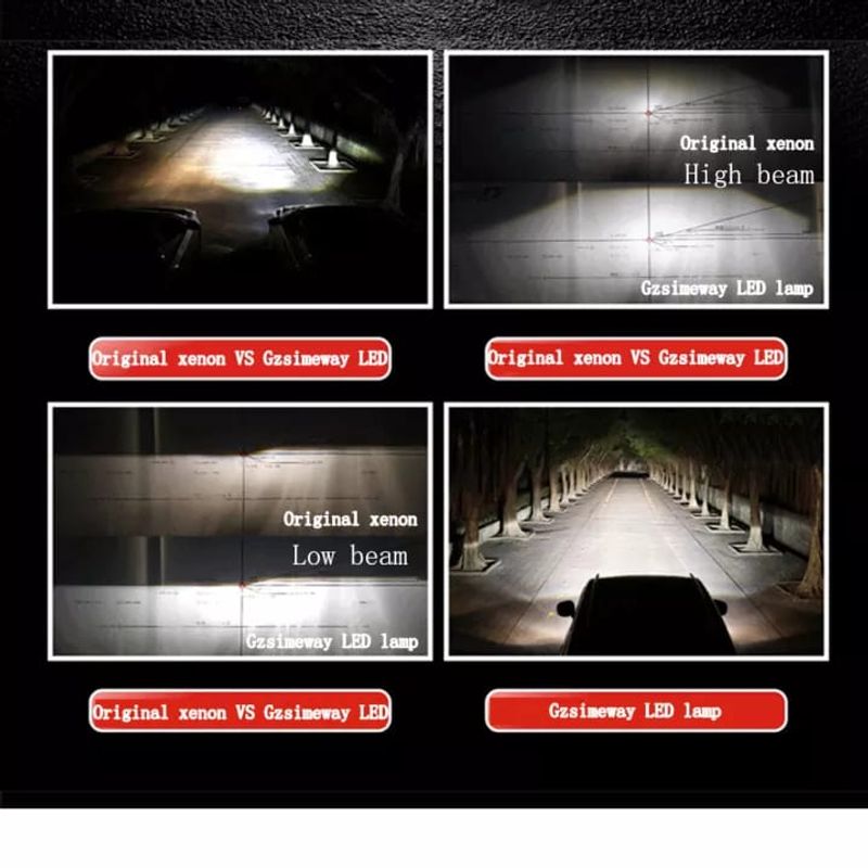 Auto si Moto - Electrice auto - Iluminare si semnalizare - Becuri auto - Kit de 2 becuri led conversie Xentech Light HID to LED D8S/R plug and play Canbus Pro 40w - Infinity.ro