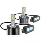 Auto si Moto - Electrice auto - Iluminare si semnalizare - Becuri auto - Kit de 2 becuri led conversie Xentech Light HID to LED D8S/R plug and play Canbus Pro 40w - Infinity.ro