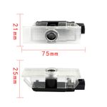 Auto si Moto - Piese auto si accesorii - Caroserie - Faruri, stopuri si proiectoare - Set de 2 lampi Led Logo Xentech Light Portiere Fiat - Infinity.ro