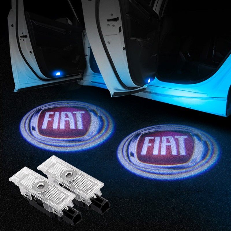 Auto si Moto - Piese auto si accesorii - Caroserie - Faruri, stopuri si proiectoare - Set de 2 lampi Led Logo Xentech Light Portiere Fiat - Infinity.ro