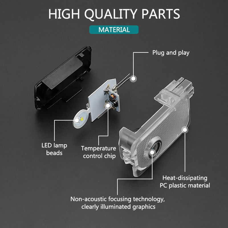 Auto si Moto - Electrice auto - Iluminare si semnalizare - Lumini ambientale - Set de 2 lampi led Logo Subaru portiera/usa auto Xentech Light - Infinity.ro
