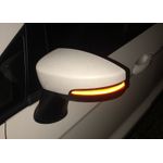 Auto si Moto - Piese auto si accesorii - Caroserie - Faruri, stopuri si proiectoare - Set de 2 lampi led semnalizare dinamica/progresiva fumurie oglinda Xentech Light Ford Kuga, Ford Ecosport 12V - Infinity.ro