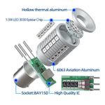 Auto si Moto - Electrice auto - Iluminare si semnalizare - Becuri auto - Set de 2 becuri led Xentech Light 45 SMD 3030 P21w alb 30w - Infinity.ro