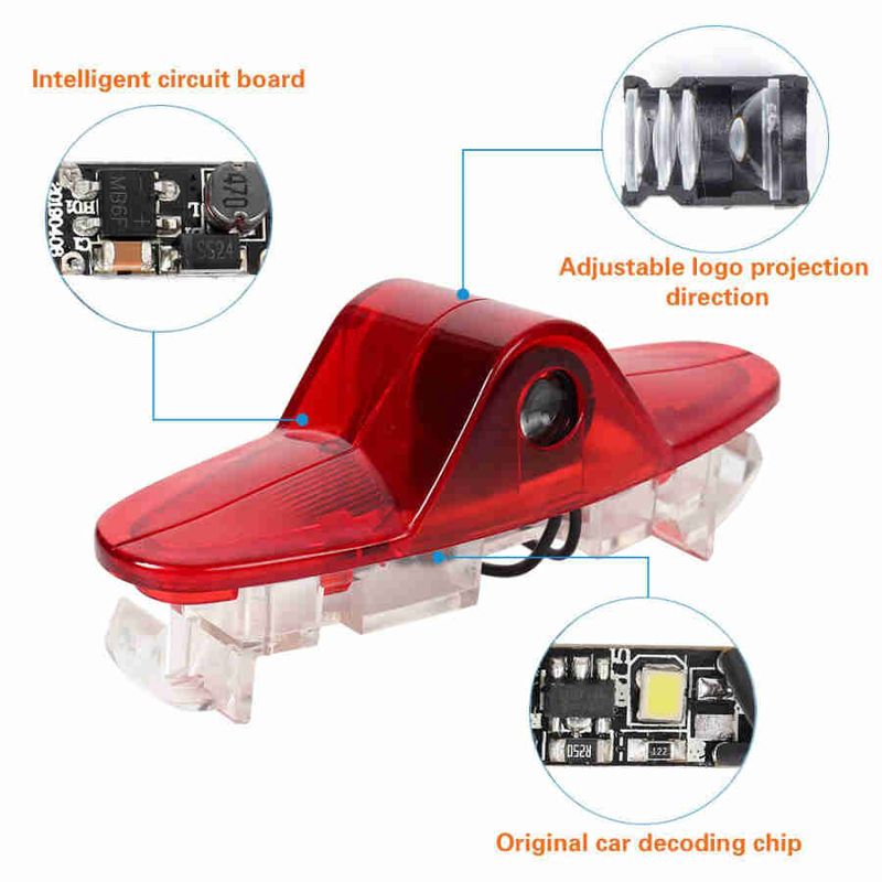 Auto si Moto - Piese auto si accesorii - Caroserie - Faruri, stopuri si proiectoare - Set de 2 lampi Led Logo Xentech Light Portiere/usi Renault - Infinity.ro