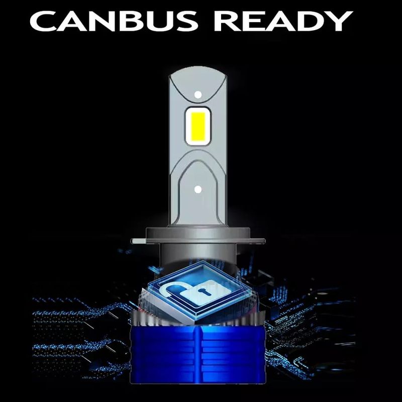 Auto si Moto - Electrice auto - Iluminare si semnalizare - Becuri auto - Set de 2 becuri Led Csp Xentech Light T40 Canbus 12000LM 6000k H8/H9/H11/H16 80W - Infinity.ro
