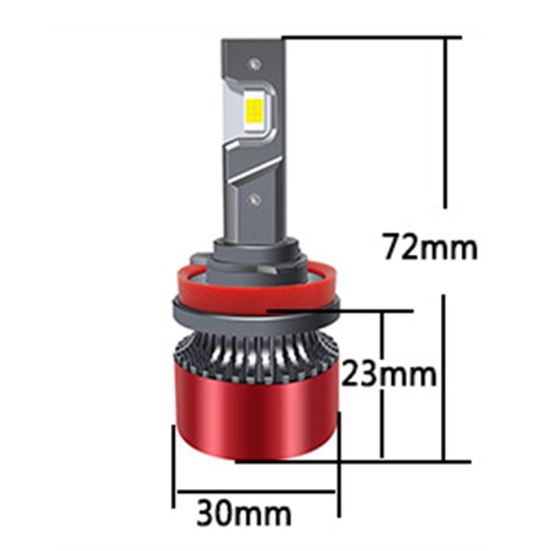 Auto si Moto - Electrice auto - Iluminare si semnalizare - Becuri auto - Set de 2 becuri led auto Xentech Light T30 H1 56w 4300k CSP - Infinity.ro