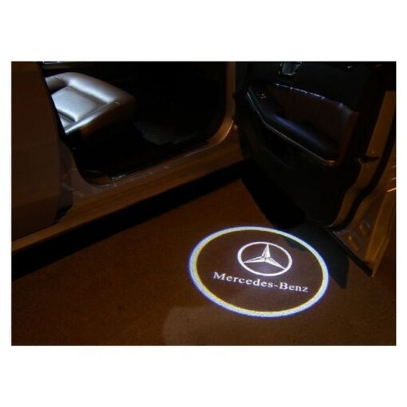 Auto si Moto - Electrice auto - Iluminare si semnalizare - Lumini ambientale - Set de 2 lampi Logo led portiere Xentech Light Mercedes-Benz - Infinity.ro