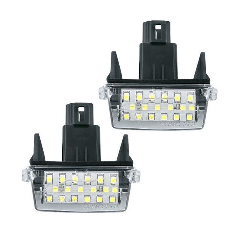 Auto si Moto - Electrice auto - Iluminare si semnalizare - Becuri auto - Set de 2 lampi numar LED Xentech Light Toyota Yaris, Corolla 5d, Prius C, Verso-S - Infinity.ro