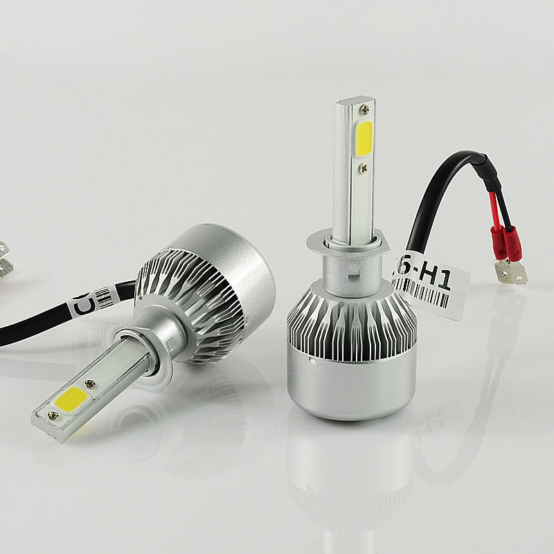 Auto si Moto - Electrice auto - Iluminare si semnalizare - Becuri auto - Set de 2 becuri COB Xentech Light C6 H1 - Infinity.ro
