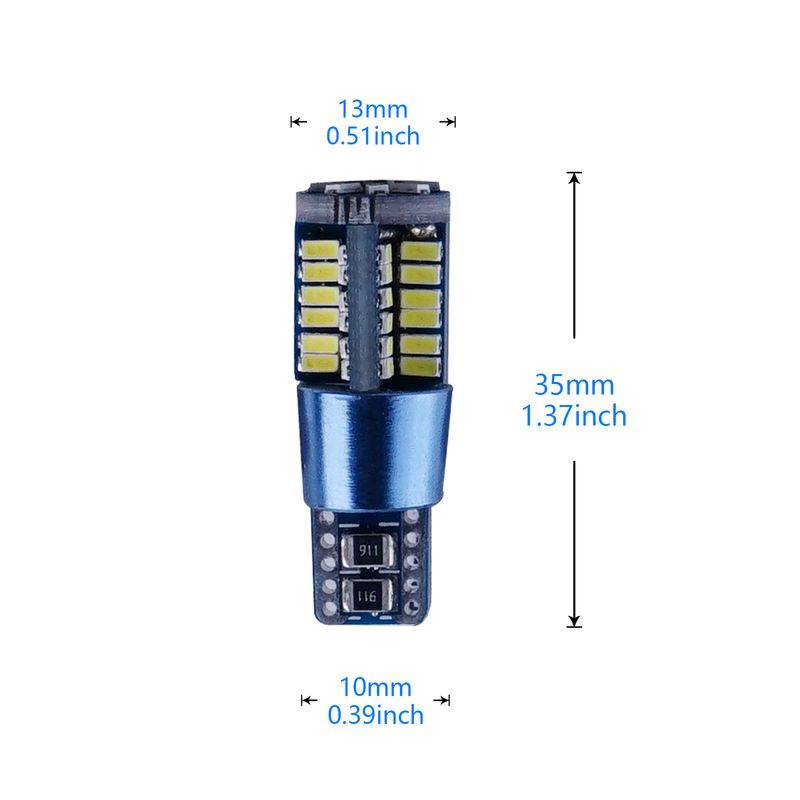Auto si Moto - Electrice auto - Iluminare si semnalizare - Becuri auto - Set de 2 Becuri led T10 Xentech Light W5W 57 smd 3014 - Infinity.ro
