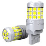 Auto si Moto - Electrice auto - Iluminare si semnalizare - Becuri auto - Set de 2 becuri led Xentech Light w21w/5w T20 42 SMD cu lupa Canbus 12-24V - Infinity.ro