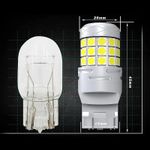 Auto si Moto - Electrice auto - Iluminare si semnalizare - Becuri auto - Set de 2 becuri led Xentech Light w21w/5w T20 42 SMD cu lupa Canbus 12-24V - Infinity.ro
