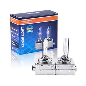Becuri xenon D3S 6000K 35 w SuperVision Original UP +50%