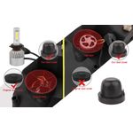 Auto si Moto - Piese auto si accesorii - Caroserie - Faruri, stopuri si proiectoare - Capace de protectie faruri din cauciuc set de 2 buc diametru 100mm - Infinity.ro