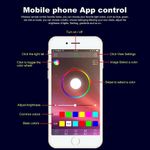 Auto si Moto - Electrice auto - Iluminare si semnalizare - Lumini ambientale - Fir ambiental auto RGB Atmosphere Lamp Bluetooth 6 metri - Infinity.ro