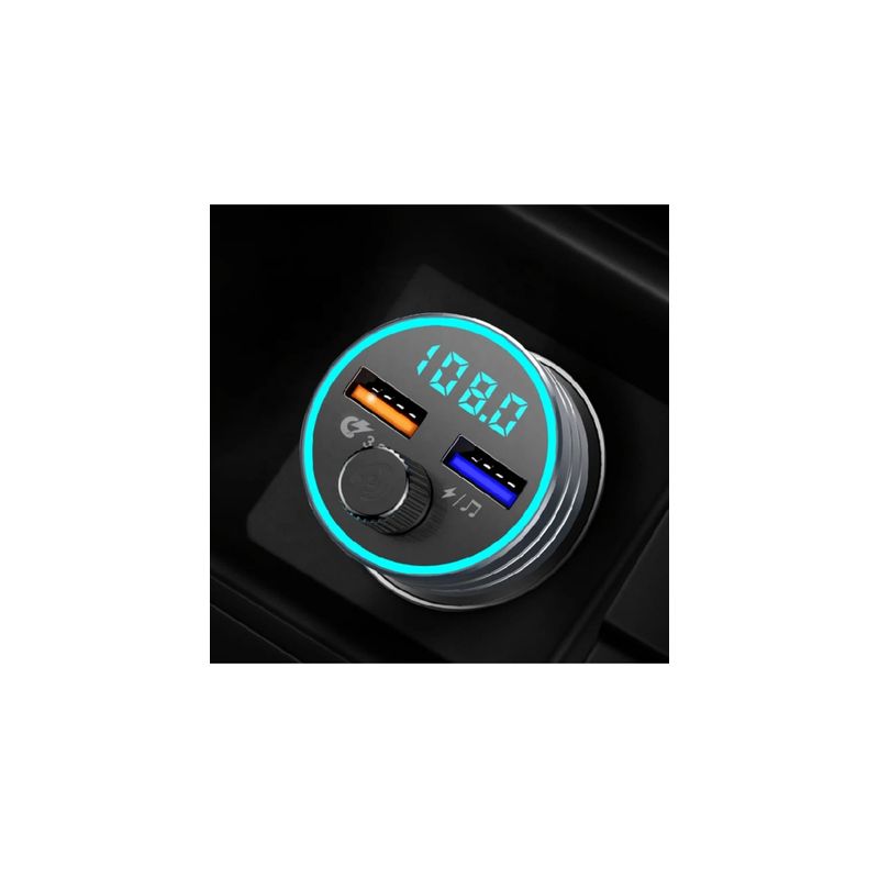 Auto si Moto - Electronice auto - Multimedia auto - Modulator FM ZTB-C1S bluetooth, USB si incarcare rapida 3.1 A - Infinity.ro