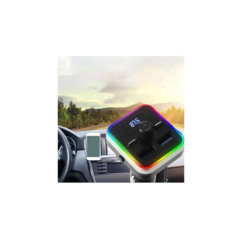 Auto si Moto - Electronice auto - Multimedia auto - Modulator FM Bluetooth Player M26 Multifunction Wireless 12-24V incarcare rapida 3.1 A - Infinity.ro