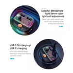 Auto si Moto - Electronice auto - Multimedia auto - Modulator FM C15 Xentech Light cu Bluetooth, 2USB+TypeC, Mp3, Redare USB /Functie Handsfree - Infinity.ro