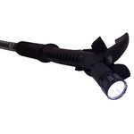 Sport si Outdoor - Camping - Articole solare camping - Lampi si lanterne camping - Baston extensibil IdeallStore®, Ol Helper, aluminiu, lampa LED, 110 cm, negru - Infinity.ro