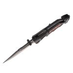 Sport si Outdoor - Camping - Cutite, bricege si accesorii - Cutite si bricege - Briceag de vanatoare IdeallStore®, True Blade, otel inoxidabil, 23 cm, negru - Infinity.ro