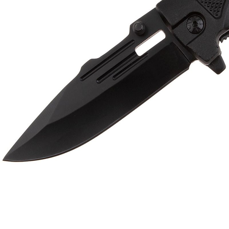 Sport si Outdoor - Camping - Cutite, bricege si accesorii - Cutite si bricege - Briceag de vanatoare IdeallStore®, True Blade, otel inoxidabil, 23 cm, negru - Infinity.ro