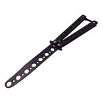 Sport si Outdoor - Camping - Cutite, bricege si accesorii - Cutite si bricege - Briceag de antrenament IdeallStore®, model fluture, Black Distortion, otel, 22.5 cm, negru - Infinity.ro